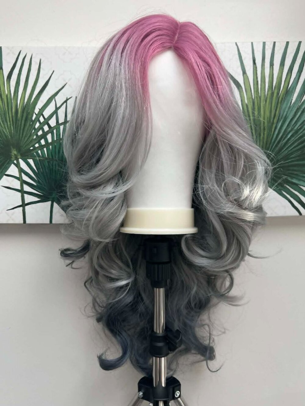 Bobbi Boss Premium Ombre Lace Part Synthetic Wig Yvetra in TTPINK/GRY